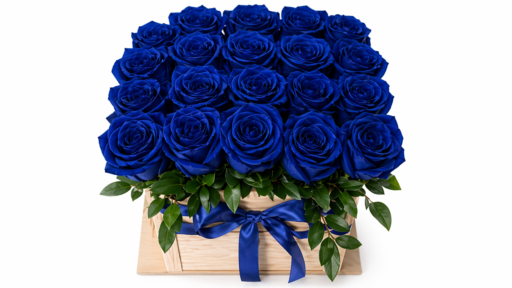 FT0038 - Arreglo rosas azules oscuro